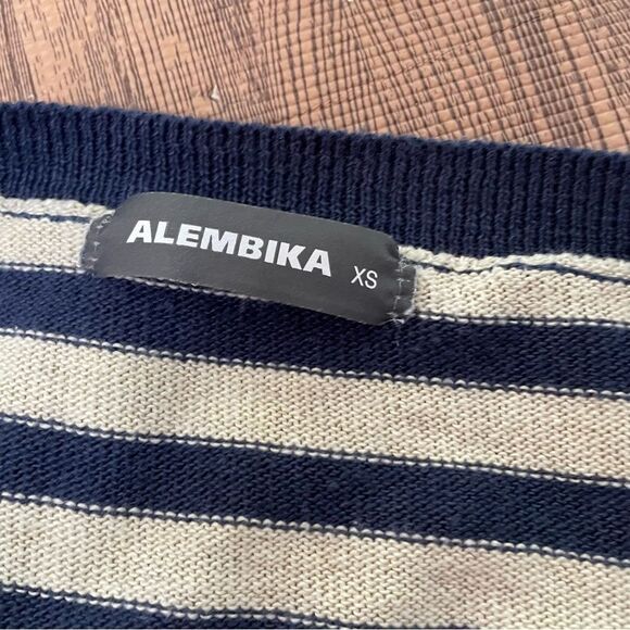 ALEMBIKA Moana Striped Button Down Cardigan Sweater‎ XS - Picture 6 of 10